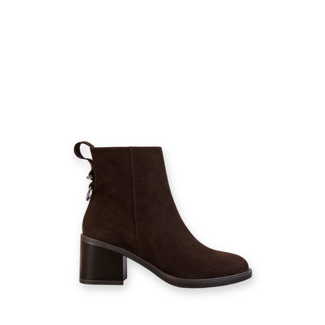 ATELIERS - SLOAN BOOT IN CHOCOLATE SUEDE