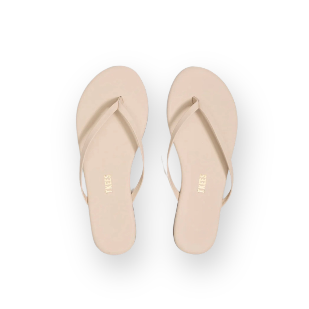 TKEES - LILY FOUNDATIONS THONG SANDAL IN LINEN MATTE LEATHER
