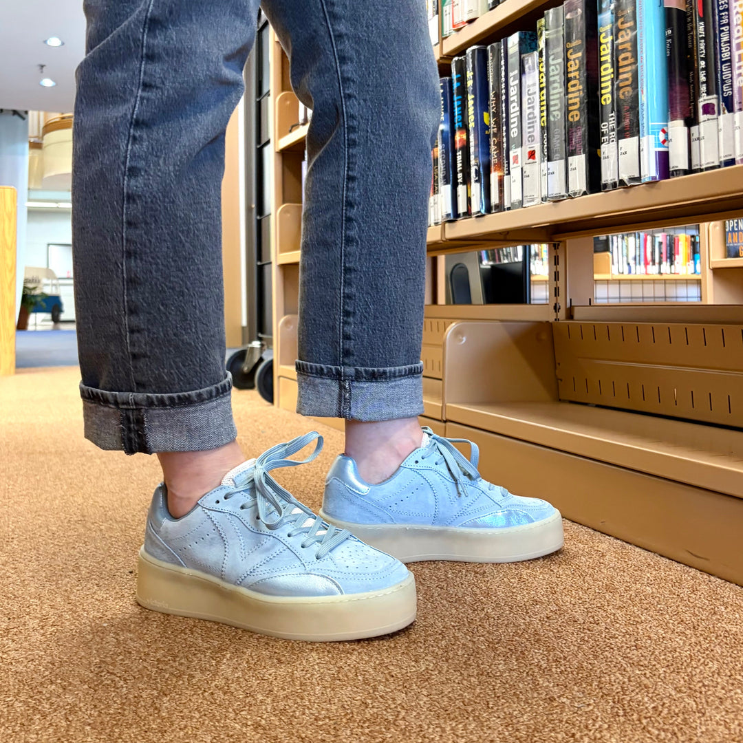 VICTORIA - TURIN SNEAKER 1265100 IN AZUL SUEDE