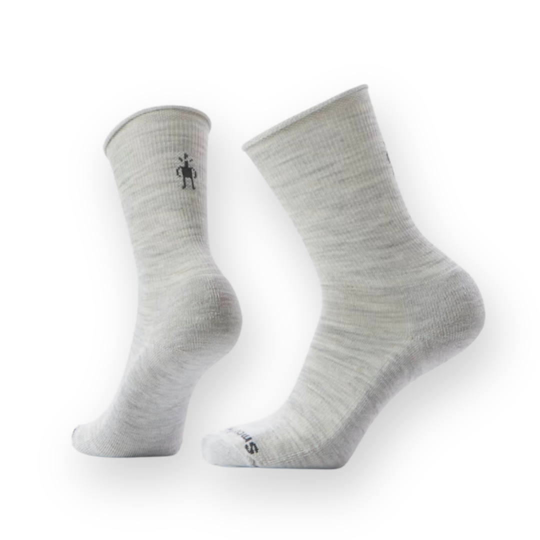 SMARTWOOL - EVERYDAY ROLL TOP CREW SOCK IN ASH