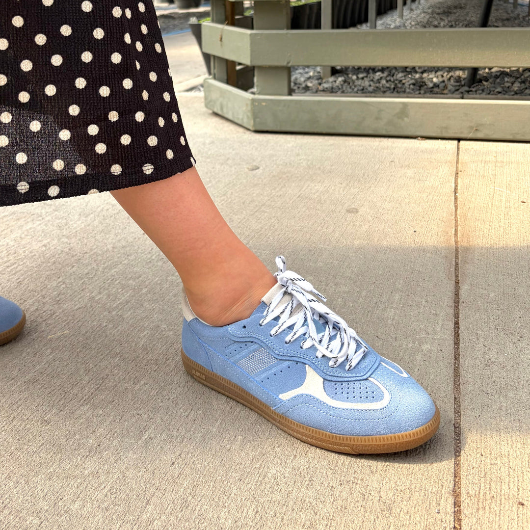ALOHAS - RIFE SNEAKER IN CORNFLOWER BLUE SUEDE