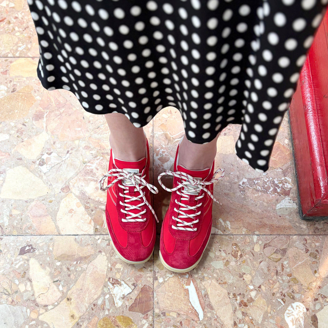 VICTORIA - SATURNO SNEAKER 1158108 IN ROJO NYLON