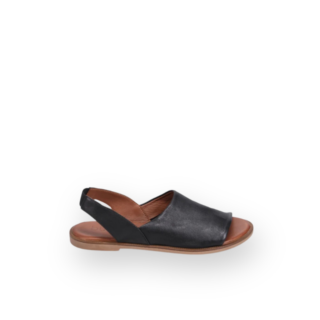 BUENO - HAYDEN SLINGBACK SANDAL IN BLACK LEATHER