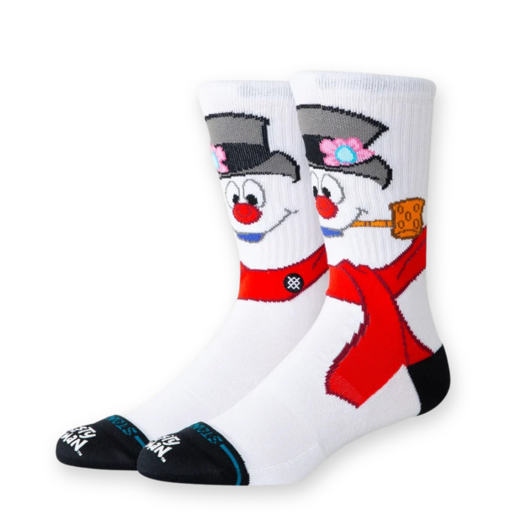 STANCE - FROSTY CREW SOCK IN WHITE