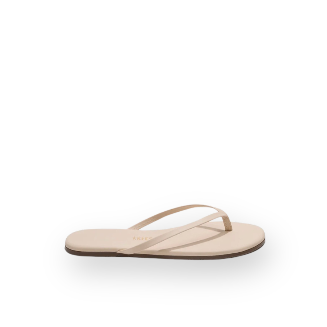 TKEES - LILY FOUNDATIONS THONG SANDAL IN LINEN MATTE LEATHER