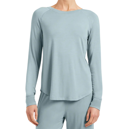 BOODY - GOODNIGHT RAGLAN SLEEP TOP IN MINERAL BLUE