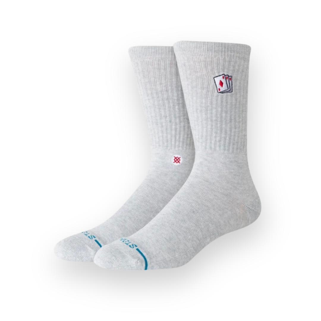 STANCE - HIT ME CREW SOCK IN HEATHER GREY