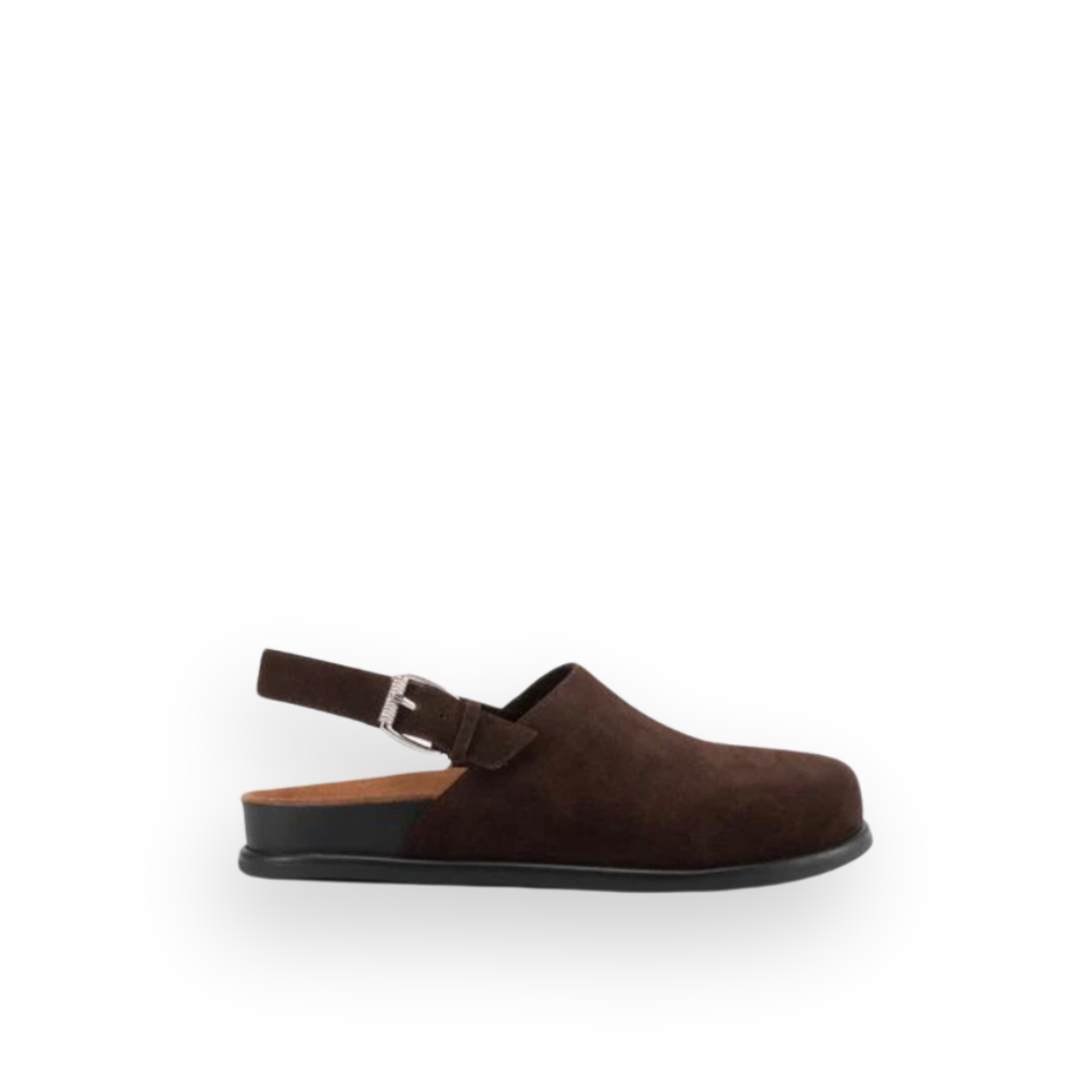 VAGABOND SHOEMAKERS - EFFIE SLINGBACK MULE IN BROWN SUEDE
