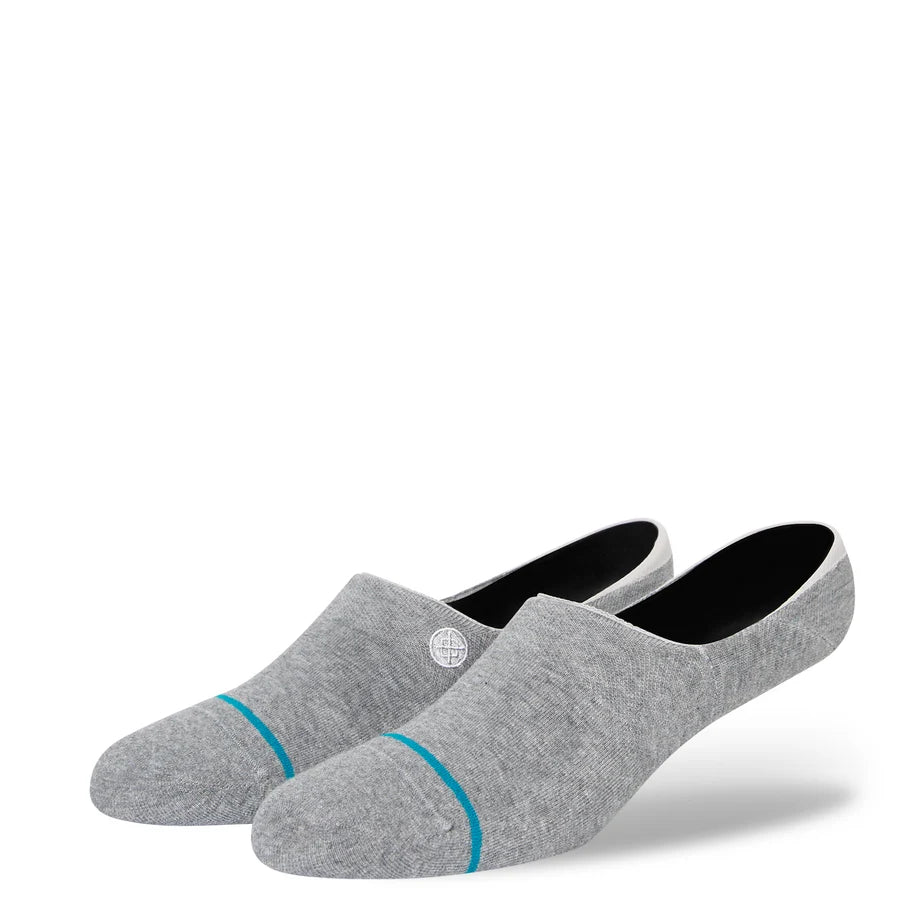 STANCE - ICON NO SHOW SOCK IN HEATHER GREY