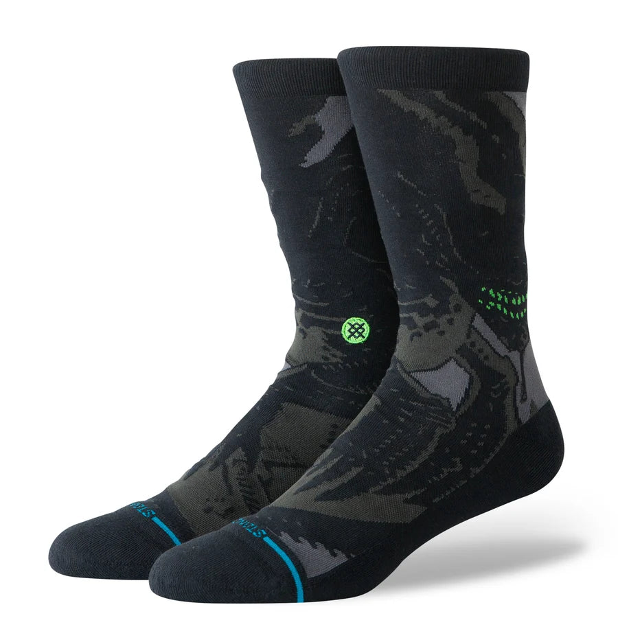 STANCE - ALIEN CREW SOCK IN BLACK