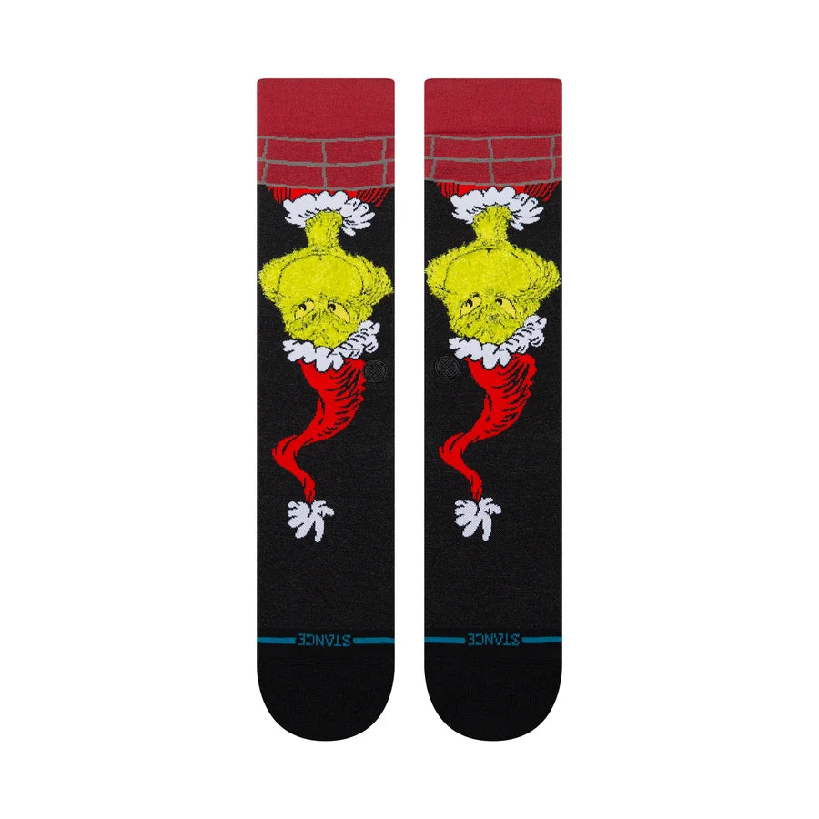 STANCE - DOWN THE CHIMNEY CREW SOCK IN BLACK