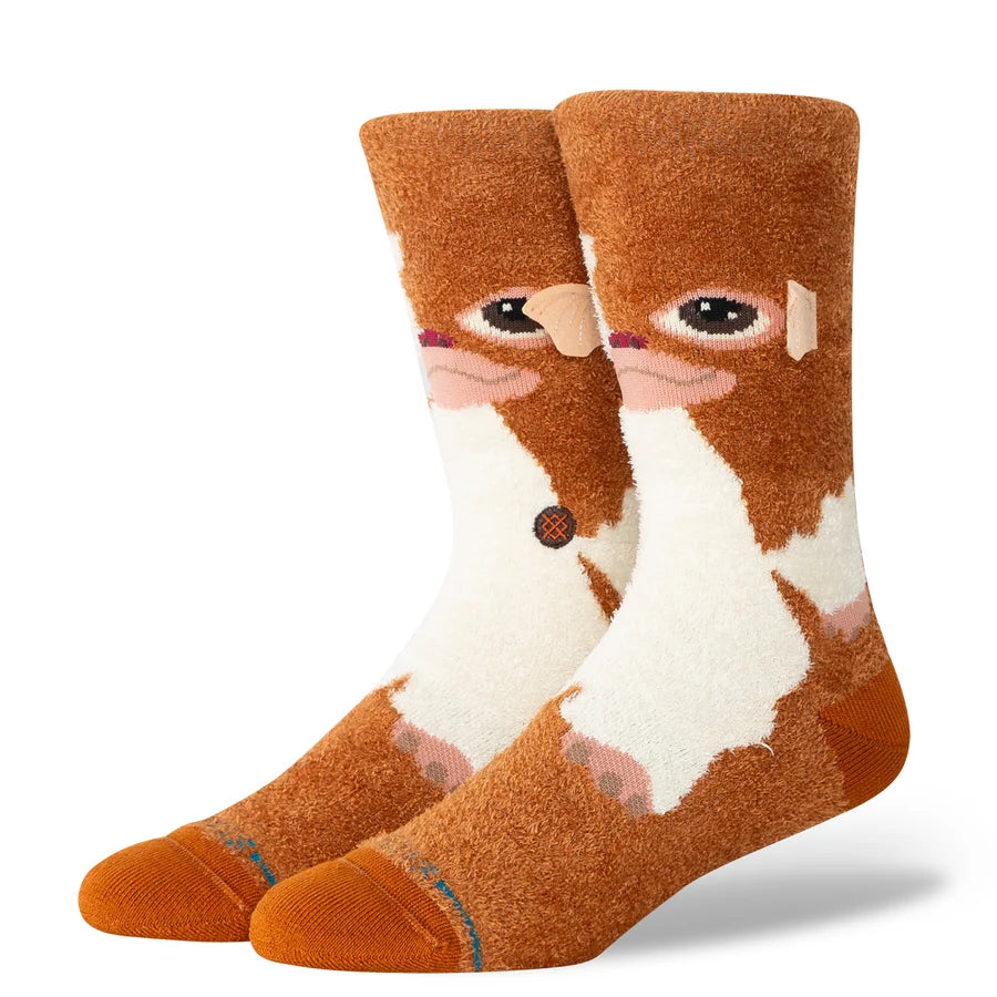 STANCE - GREMLINS GIZMO CREW SOCK IN BROWN