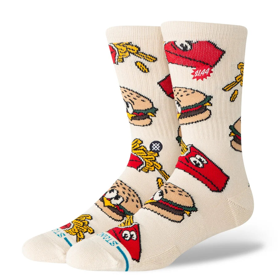 STANCE - COMBO MEAL CREW SOCK IN TAN