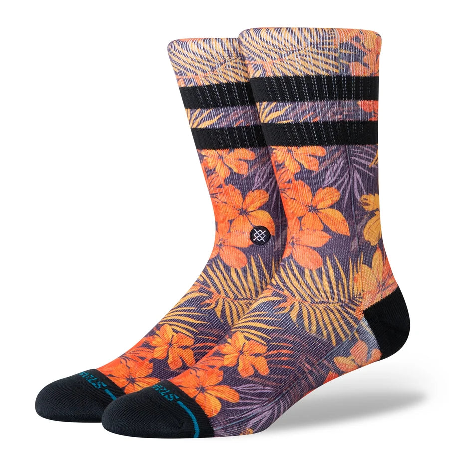 STANCE - POIPU CREW SOCK IN ORANGE