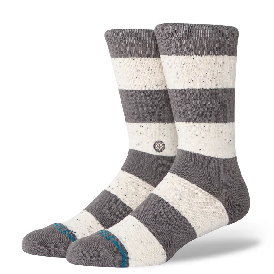 STANCE - NEP STRIPE CREW SOCK IN GREY