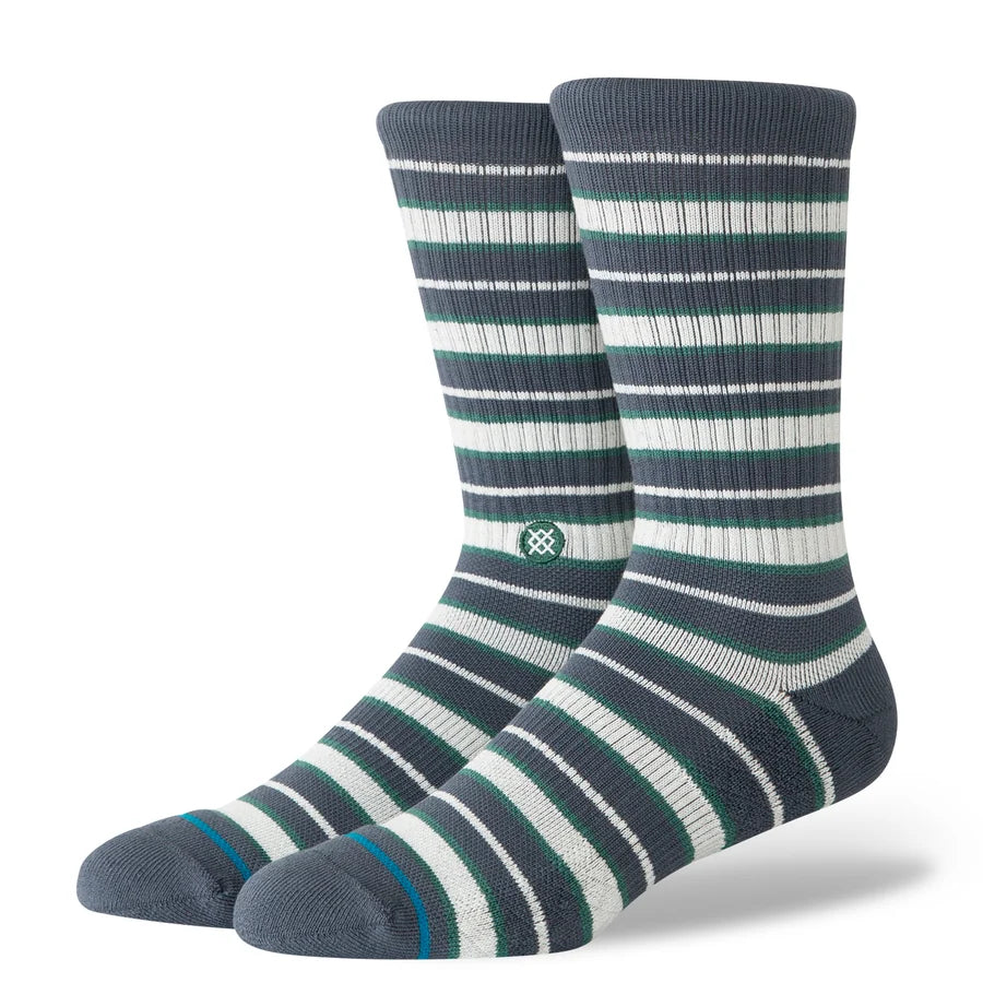 STANCE - SIGNATURE STRIPE CREW SOCK IN TURBULENCE