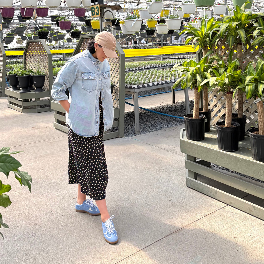 ALOHAS - RIFE SNEAKER IN CORNFLOWER BLUE SUEDE