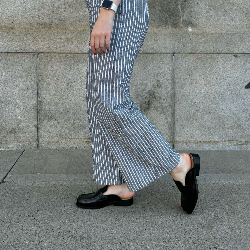 ALOHAS - ALFRED MULE IN DARK BURGUNDY LEATHER