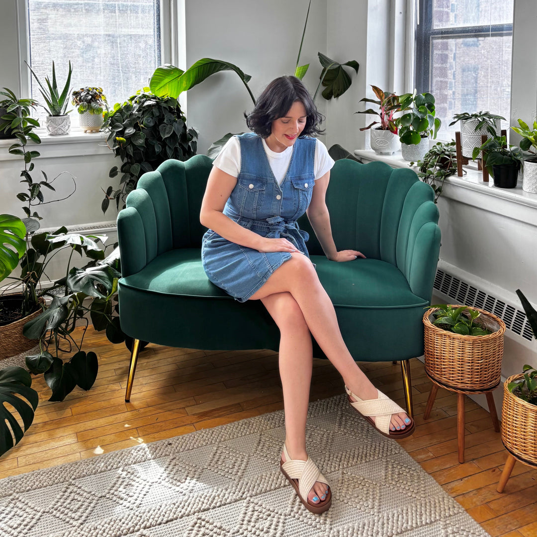 SISTER X SOEUR - AMARI SLINGBACK SANDAL IN NATURAL LEATHER