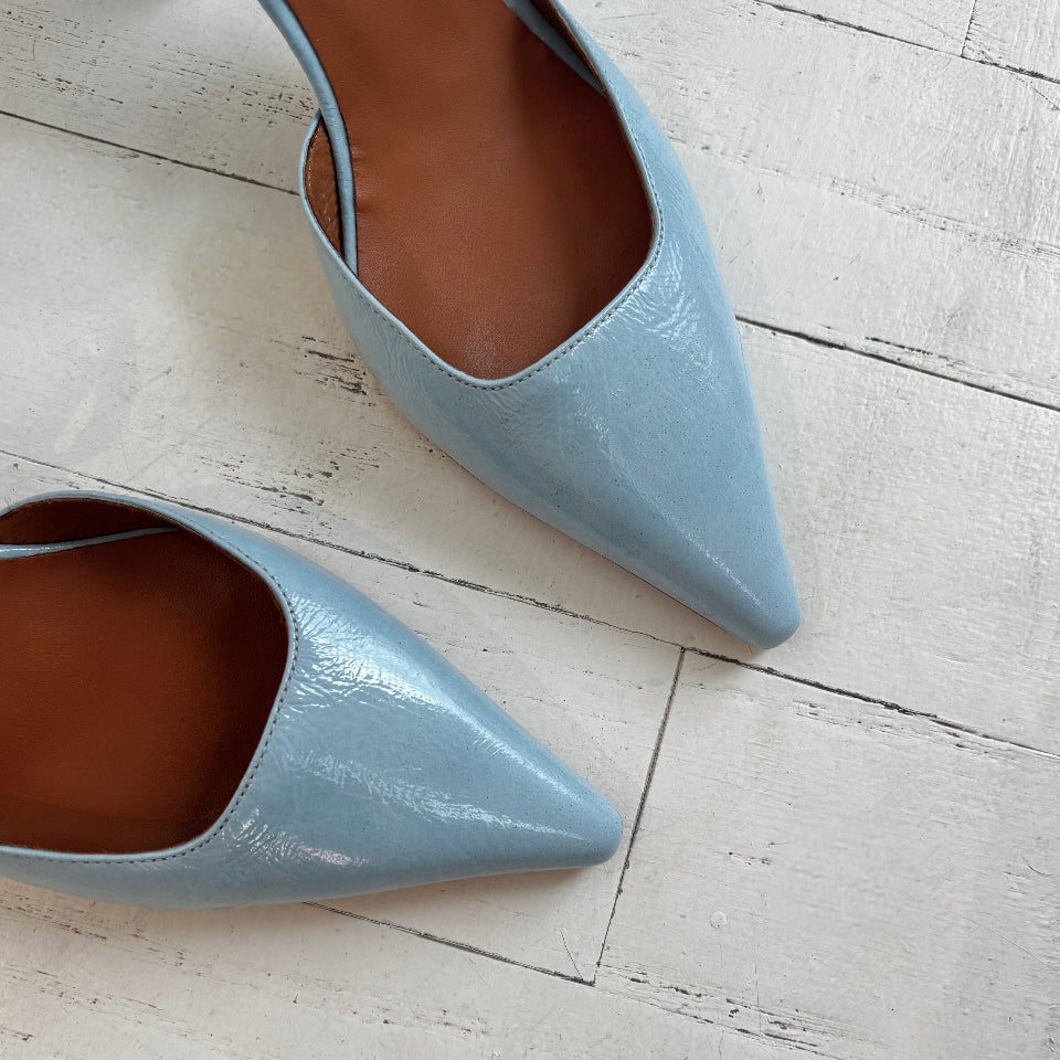 フラットシューズ ANGEL ALARCON MALORY FLATS ANGEL ALARCON MALORY VANILLA | Davinci Shoes