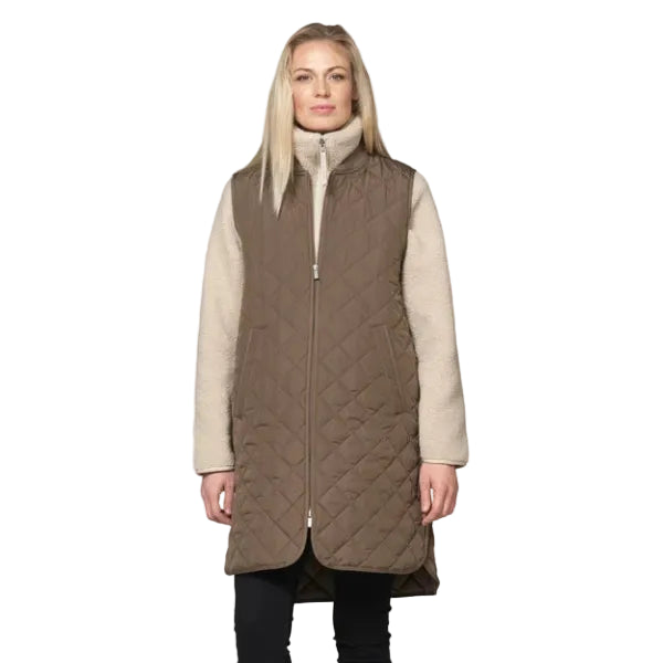 ILSE JACOBSEN - QUILT VEST ART25 IN MUD
