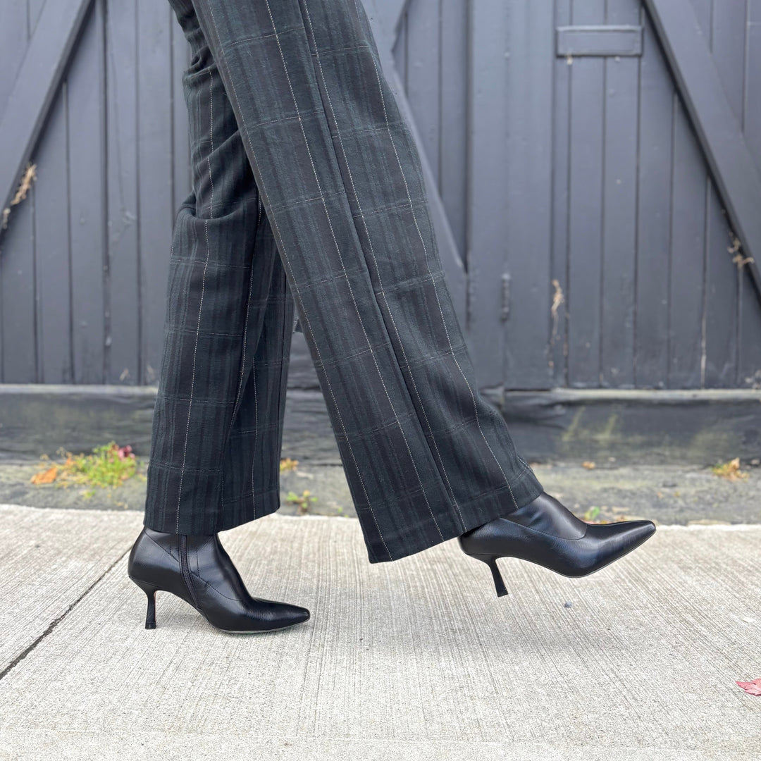 MOLLINI - AUDRY BOOTIE IN BLACK SYNTHETIC LEATHER