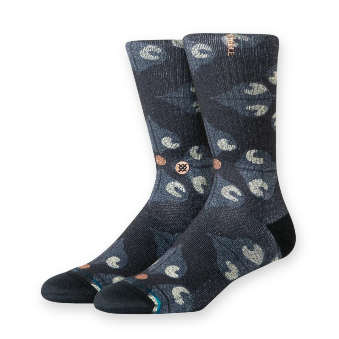 STANCE - NIGHTSHADE CREW SOCK IN BLACK