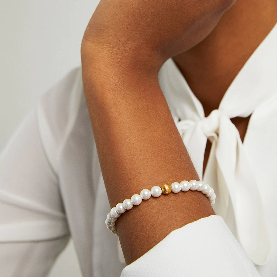 DEAN DAVIDSON - ETHOS MIDI BRACELET IN PEARL/GOLD