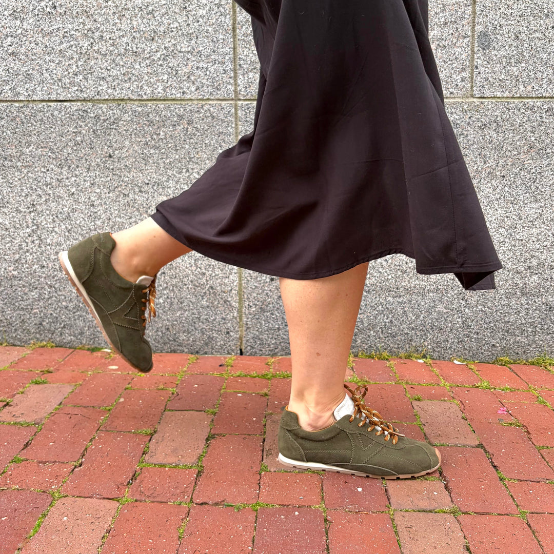 VICTORIA - ASTER SNEAKER 1159100 IN KAKI SUEDE