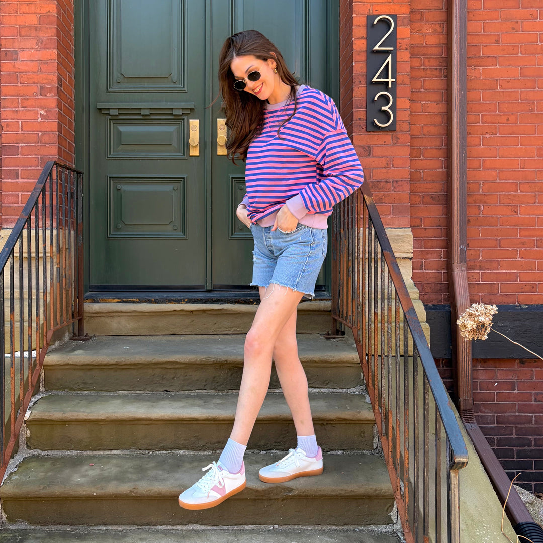 VICTORIA - BERLIN 2.0 SNEAKER 1126206 IN ROSA LEATHER
