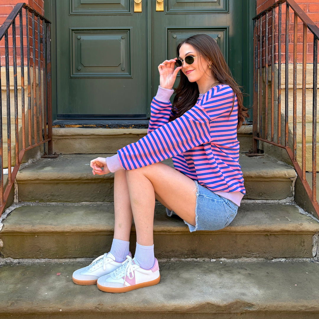 VICTORIA - BERLIN 2.0 SNEAKER 1126206 IN ROSA LEATHER