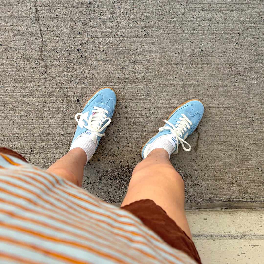 VICTORIA - BERLIN 3.0 SNEAKER 1126212 IN AZUL SUEDE