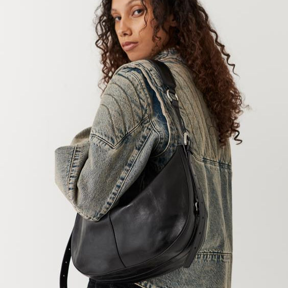 VAGABOND SHOEMAKERS - ITAMI CROSSBODY BAG IN BLACK LEATHER