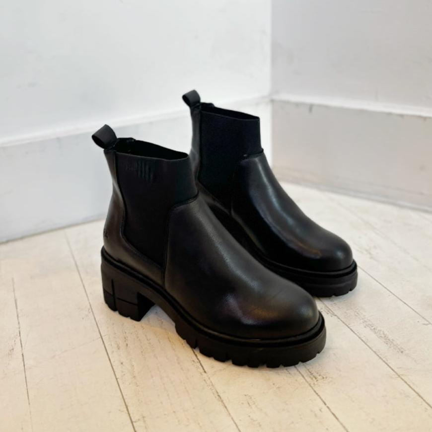 BOS & CO - BIANC BOOT IN BLACK LEATHER