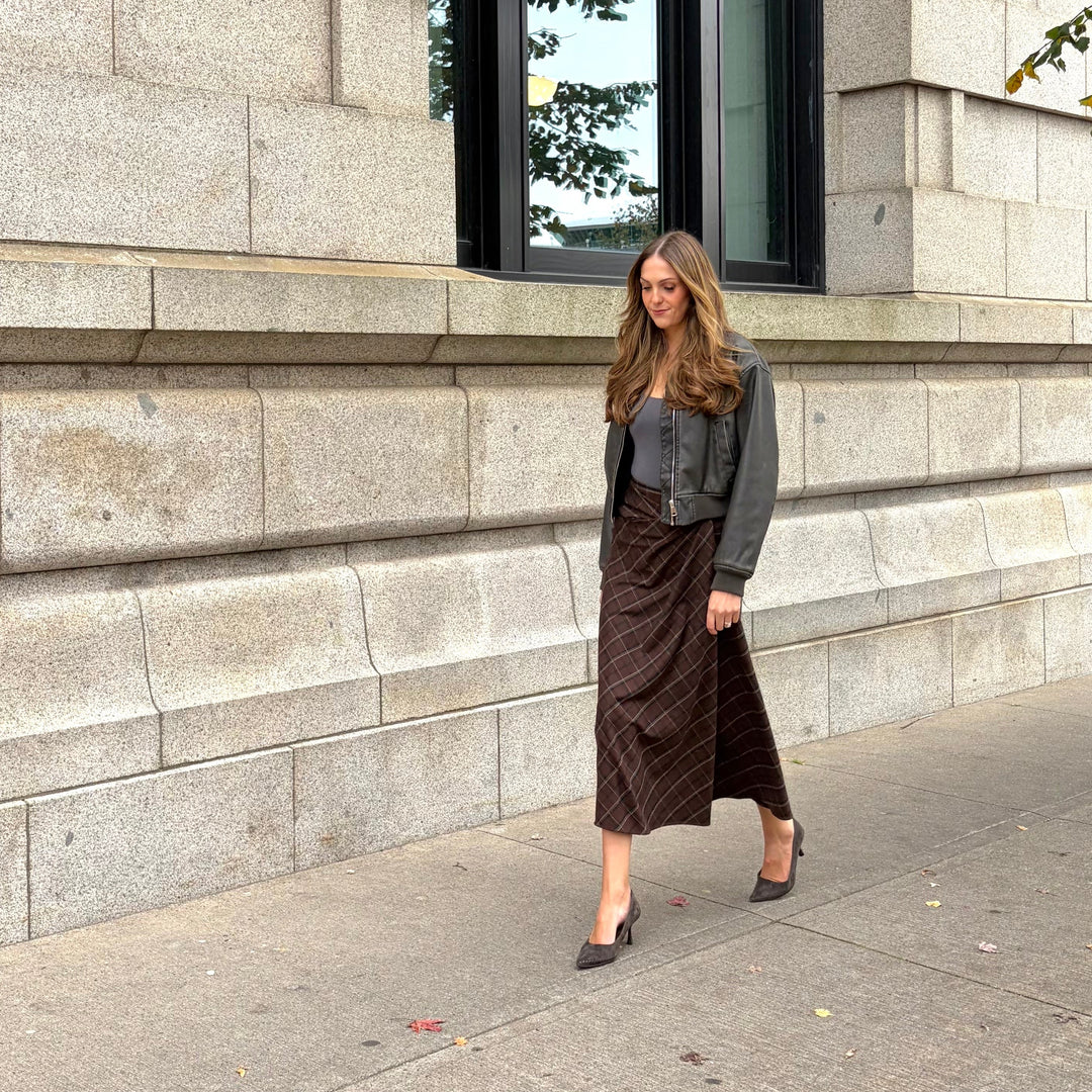 ATELIERS - BROOKE PUMP IN COFFEE SUEDE