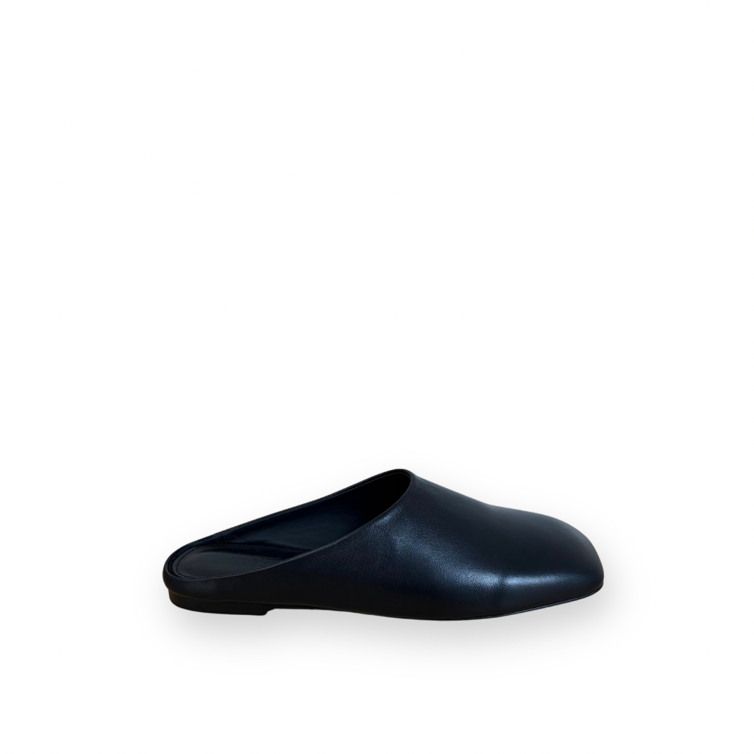 MOLLINI - BEELS MULE IN BLACK LEATHER