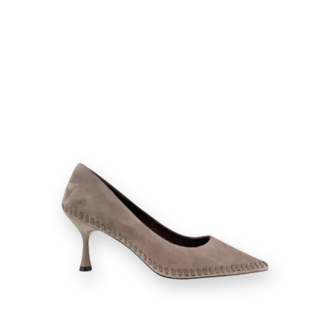 ATELIERS - BROOKE PUMP IN APRICOT SUEDE