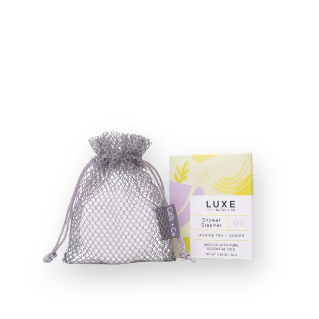 LUXE BY CAIT & CO - SHOWER STEAMER IN JASMINE TEA + GINGER