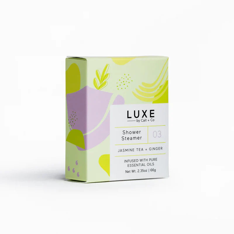 LUXE BY CAIT & CO - SHOWER STEAMER IN JASMINE TEA + GINGER