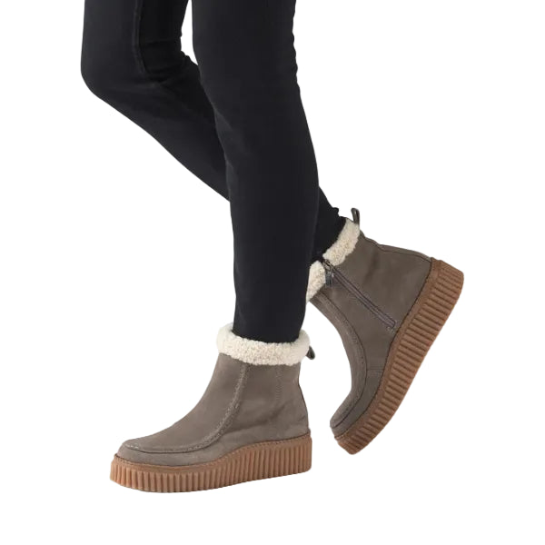 ILSE JACOBSEN -CALIRA01 BOOT IN FALCON/CLAY SUEDE