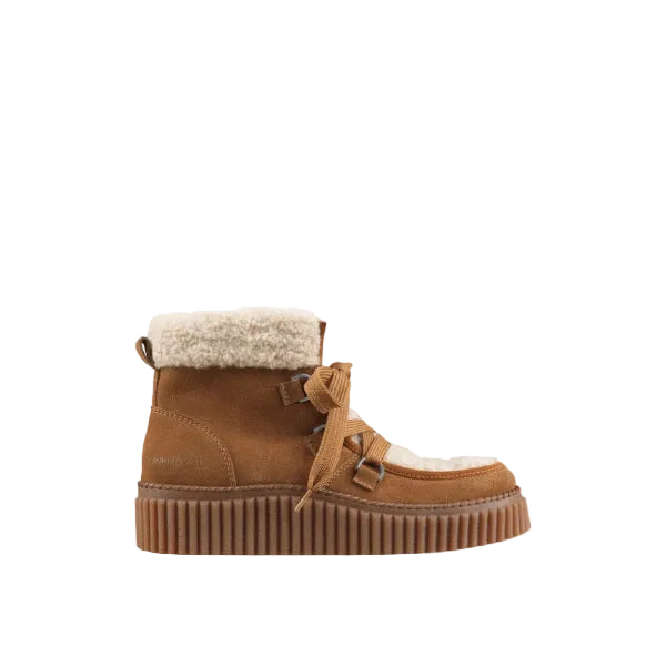 ILSE JACOBSEN -CALIRA01 BOOT IN CASHEW/CLAY SUEDE