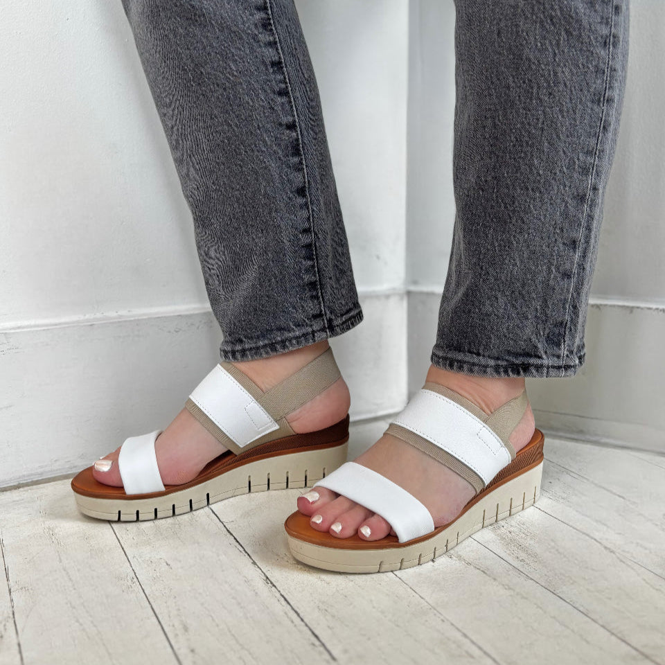 ATELIERS - CETA SANDAL IN WHITE LEATHER