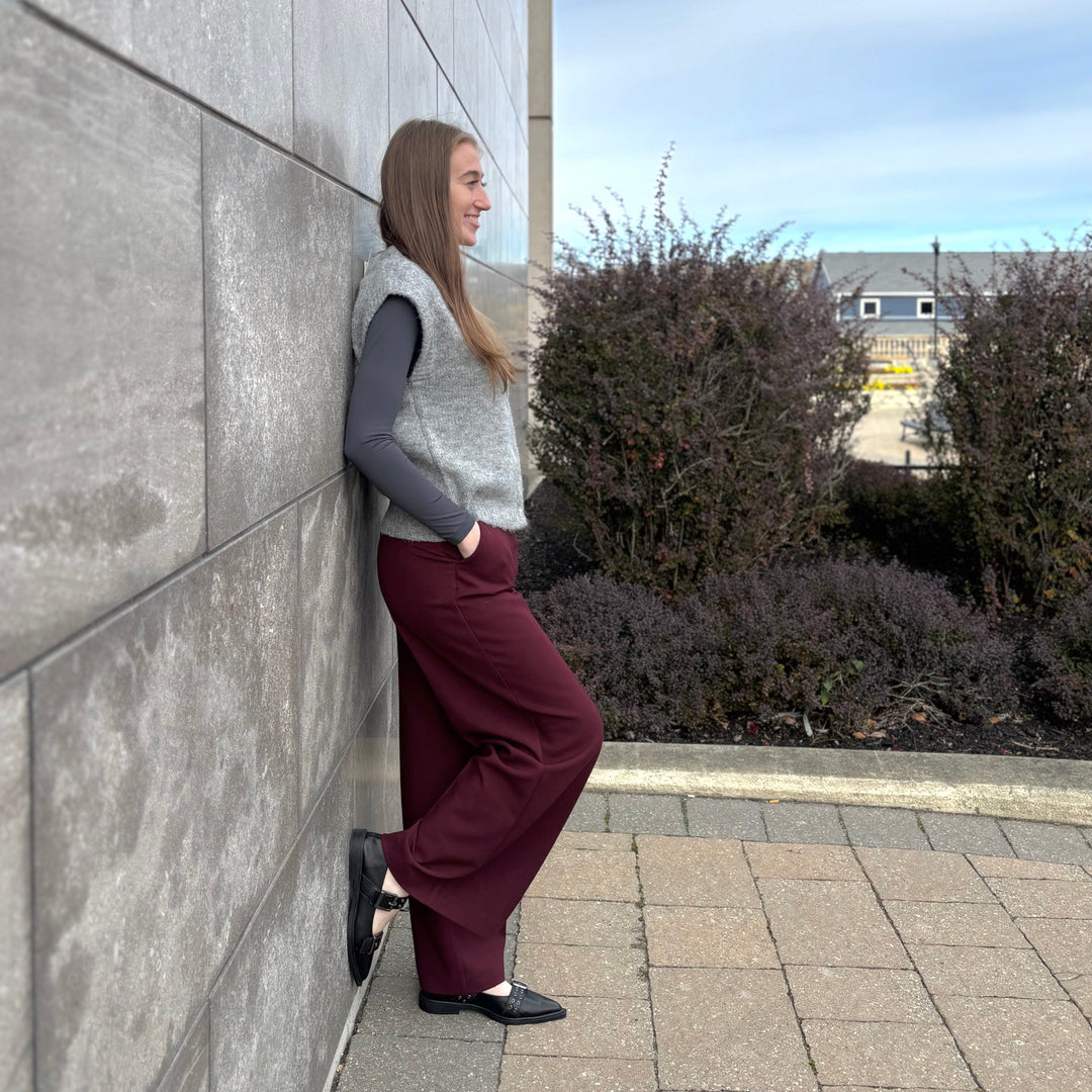 ATELIERS - CIARA MARY-JANE FLAT IN BLACK LEATHER