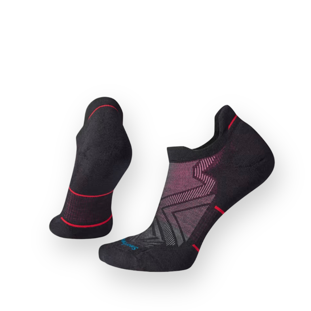 SMARTWOOL - WOMEN'S RUN TARGETED CUSHION LOW ANKLE SOCK IN BLACK