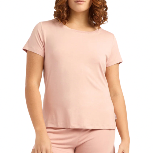 BOODY - GOODNIGHT SLEEP TEE IN DUSTY PINK