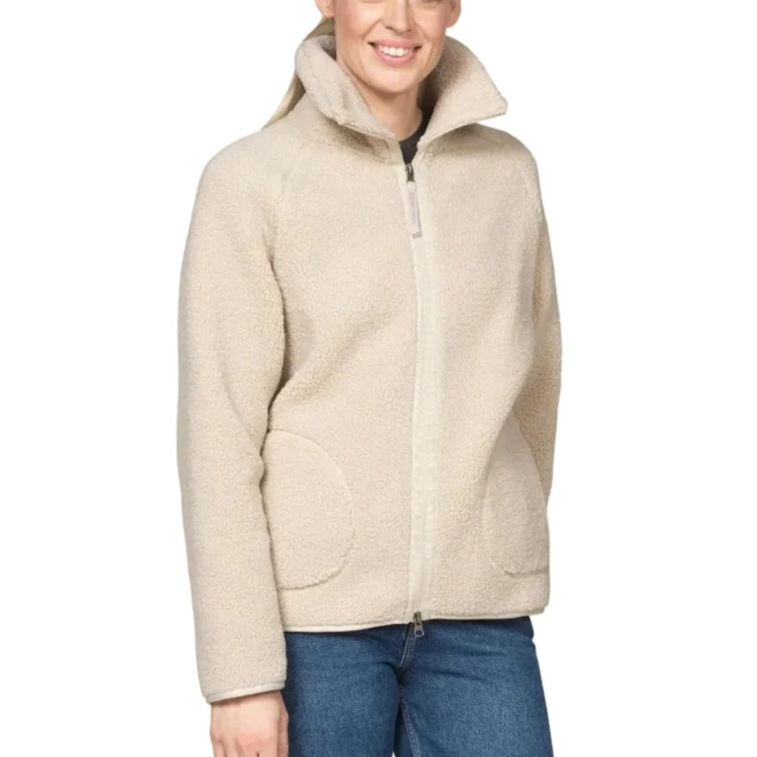 ILSE JACOBSEN - SHORT COLLARED JACKET BONDEDOILE02 IN KIT FLEECE