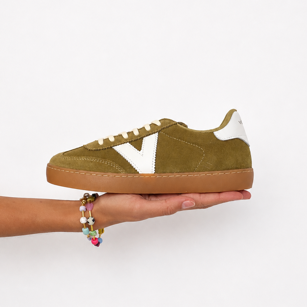 VICTORIA - BERLIN 3.0 SNEAKER 1126218 IN OLIVA SUEDE