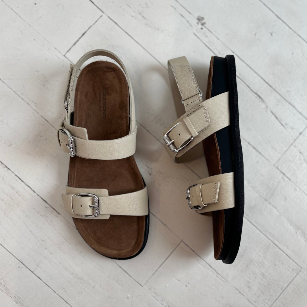 VAGABOND SHOEMAKERS - EFFIE SANDAL IN OFF WHITE LEATHER