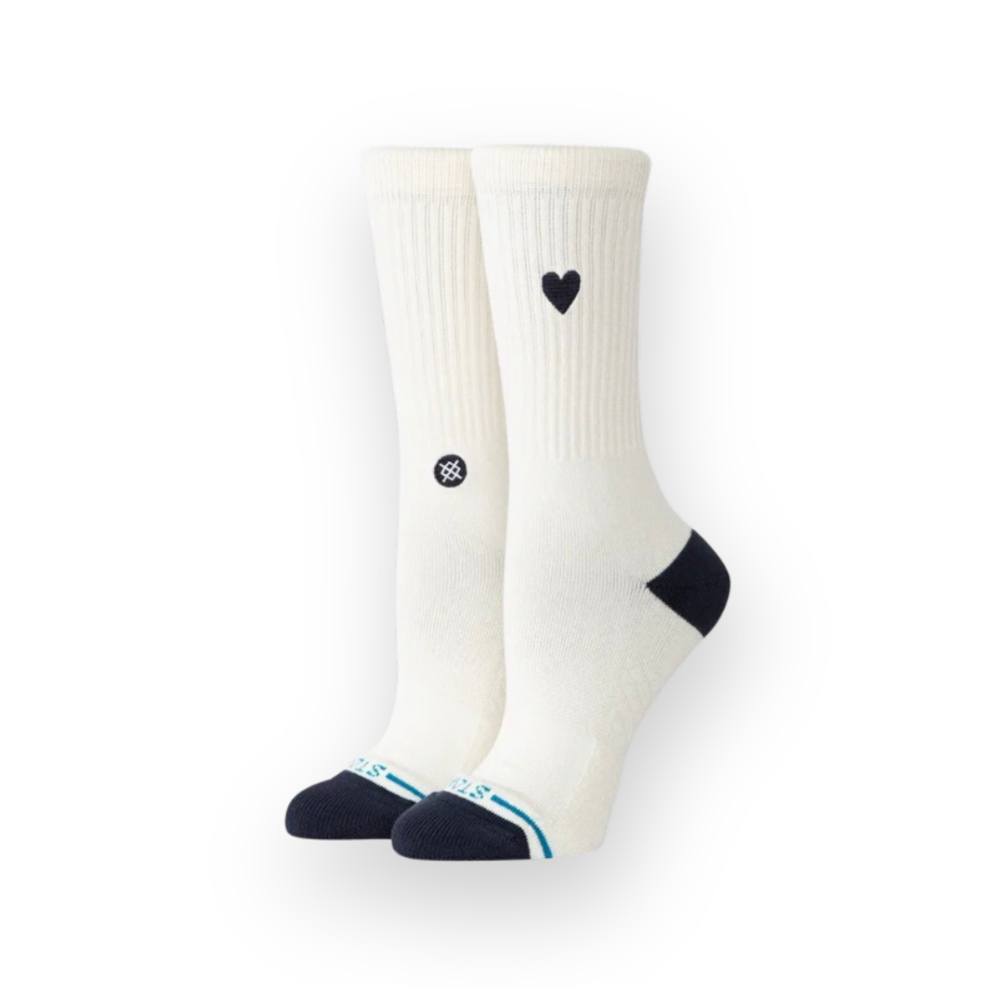 STANCE - W HEART CREW SOCK IN CANVAS