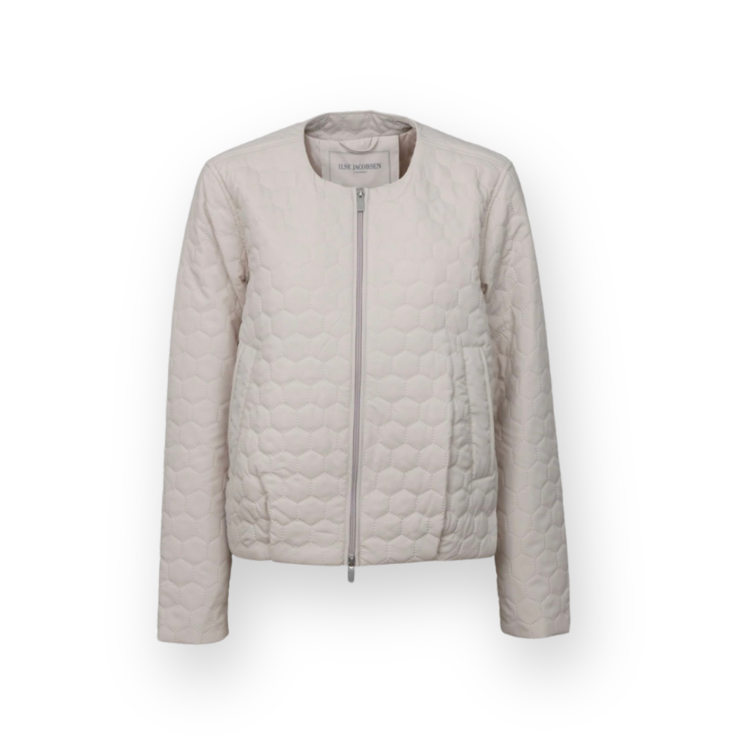 ILSE JACOBSEN - SHORT QUILTED JACKET IN KIT HONEYCOMBE